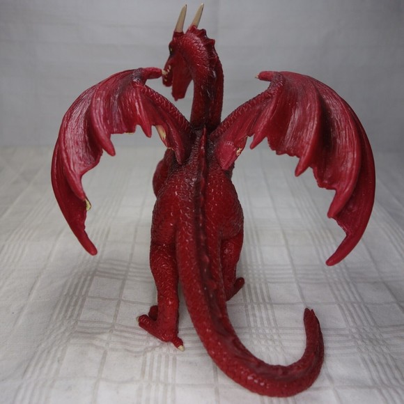 Mojo Red Dragon Fantasy action toy figurine display mythical legends - Picture 4 of 9
